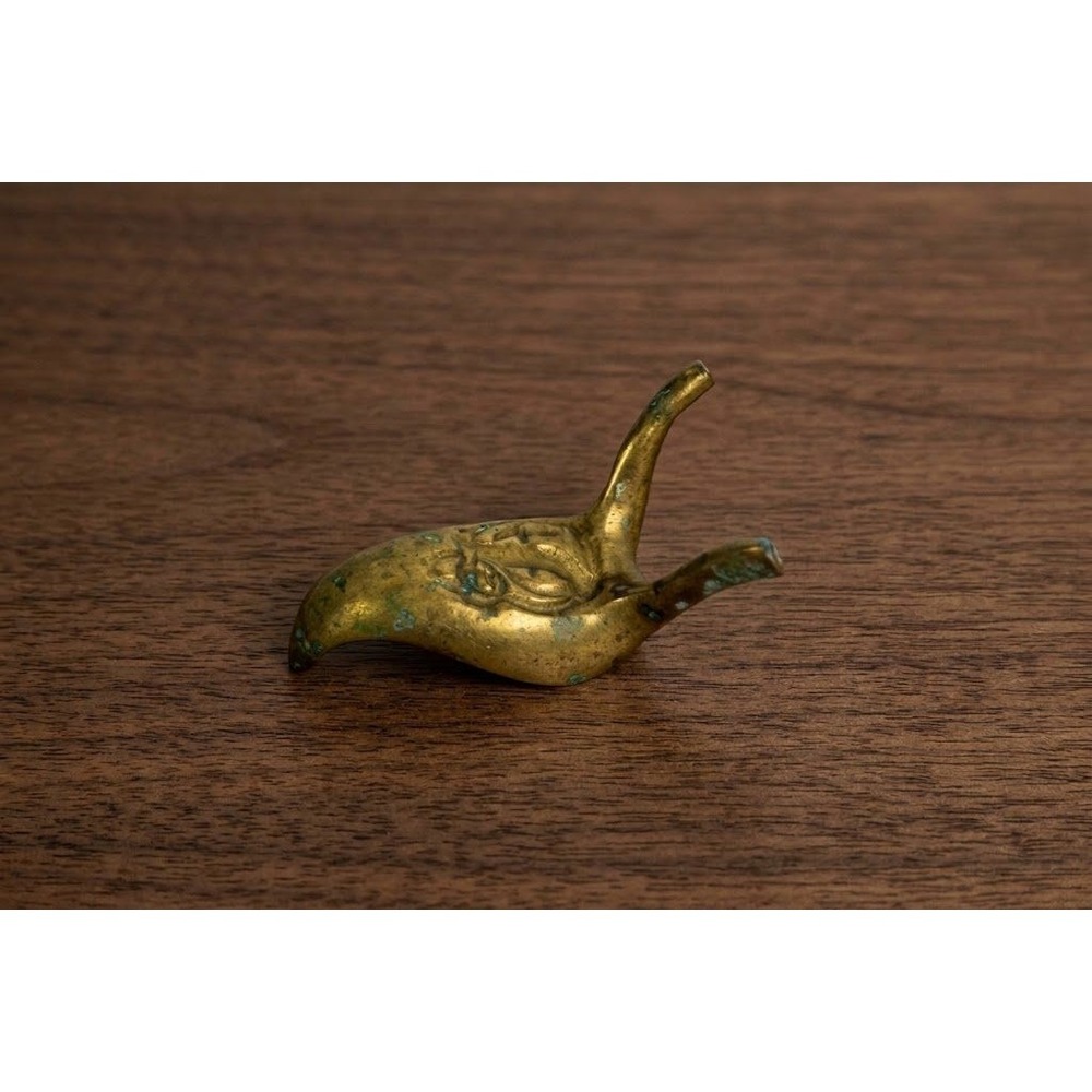Vintage Brass Snail Figurine 3" Miniature Animal Decor Aged Patina